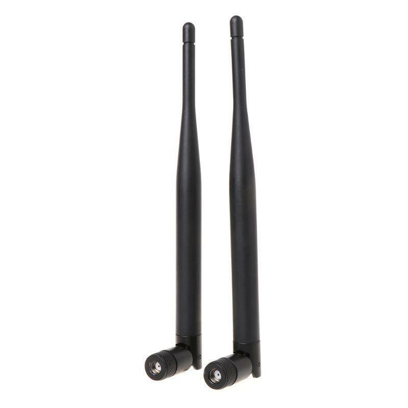 WiFi Antenna 6dBi RP-SMA 12in U.FL IPEX MHF4 to RP-SMA Pigtail Antennas Set