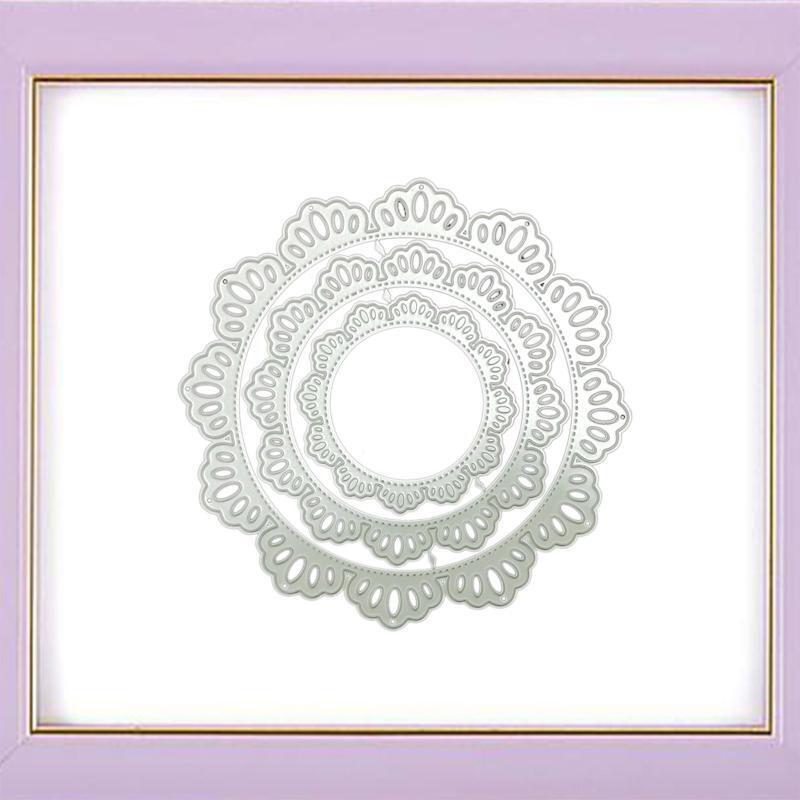 Circle Cutting Metal Round Dies Die Cuts Scrapbooking Stencil for Card Making