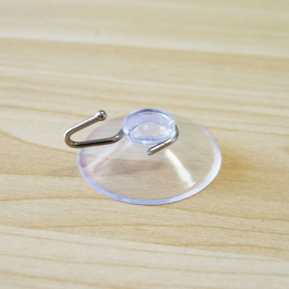 Glass Wedding Supplies Rubber Hangers Suction Cup Sucker Transparent Wall Hook