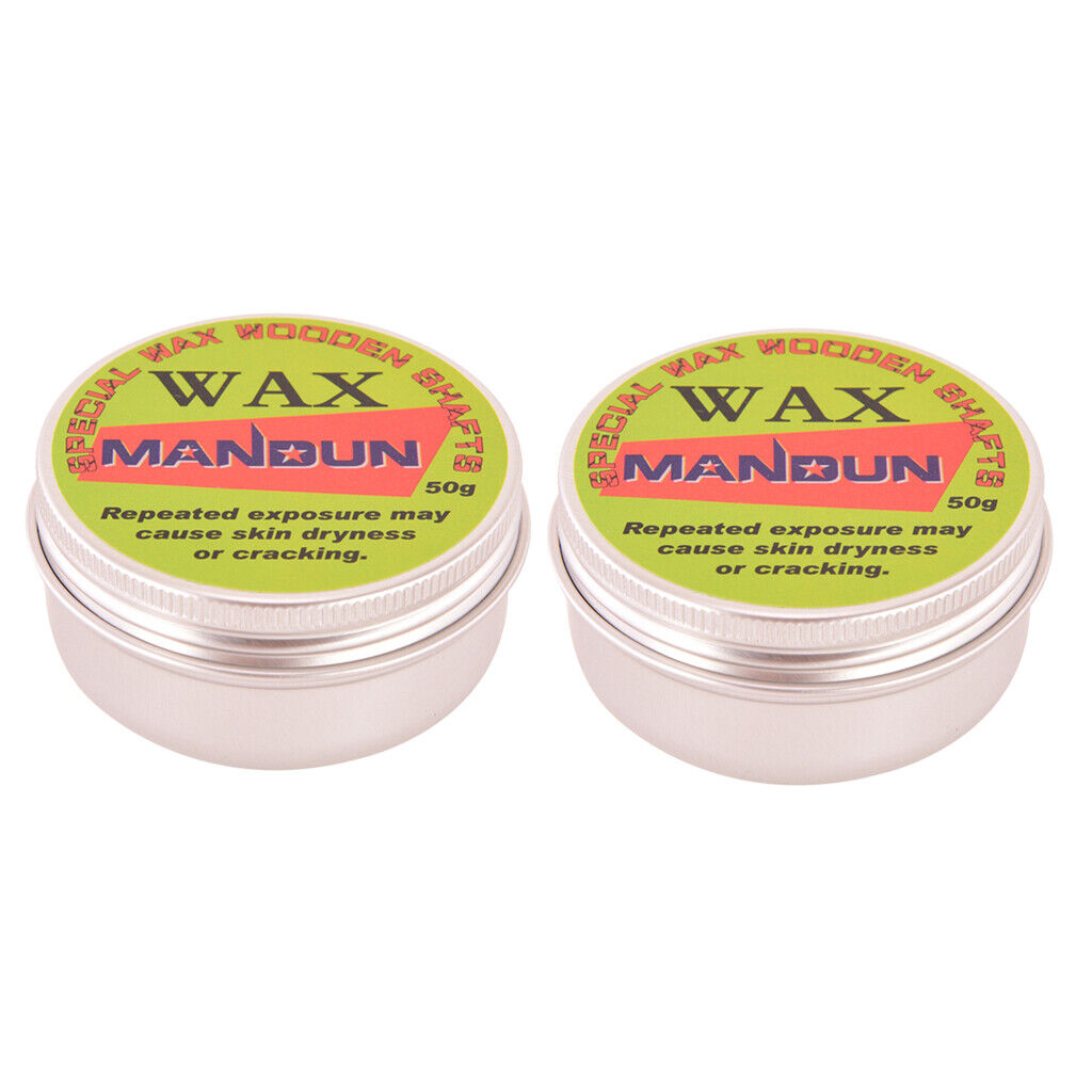 2 Packs Shaft Maintenance Wax for Snookers Pool Cue Tips Shaft Care Wax