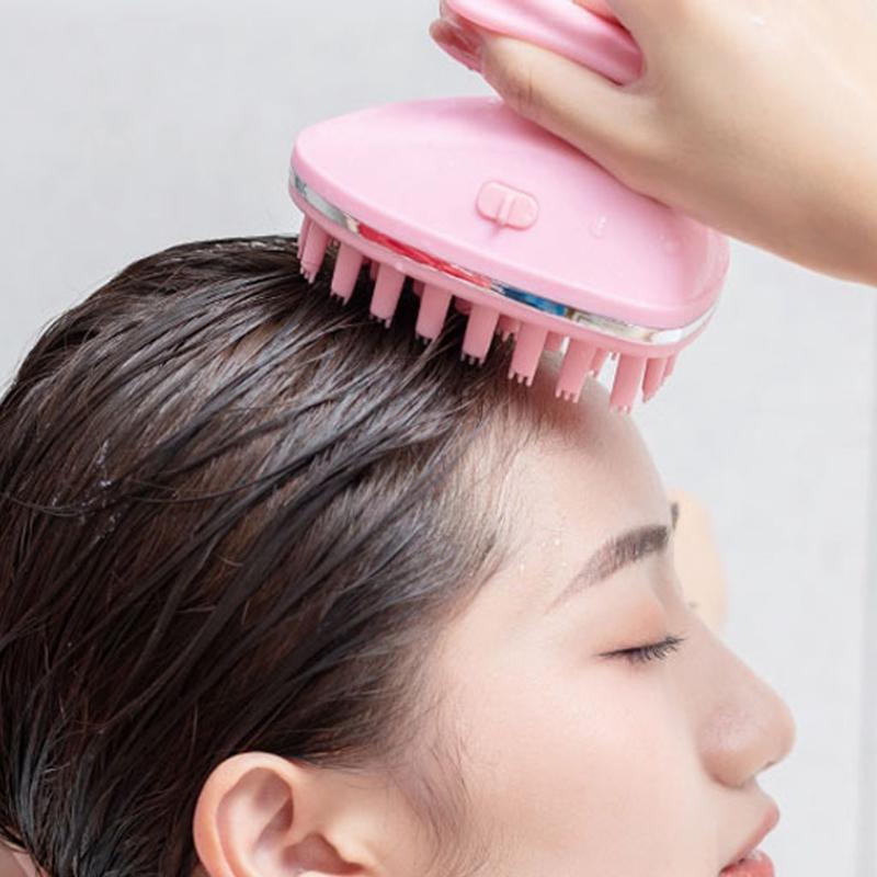 Electric Scalp Massager Comb Electric Hair Shampoo Brush 3 Vibration Modes