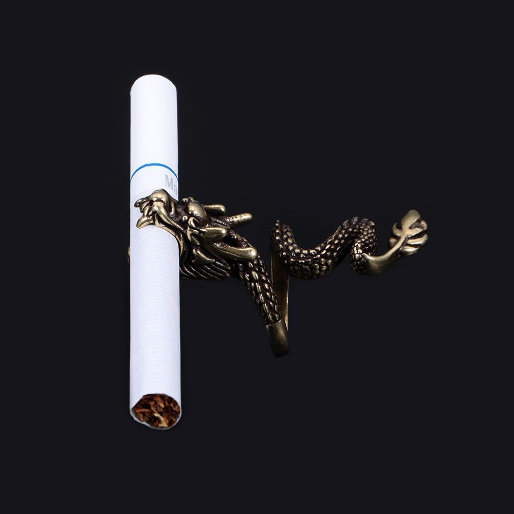 Clip Cigarette Holder Ring Smoking Holder Finger Hand Rack Cigarettes Clip