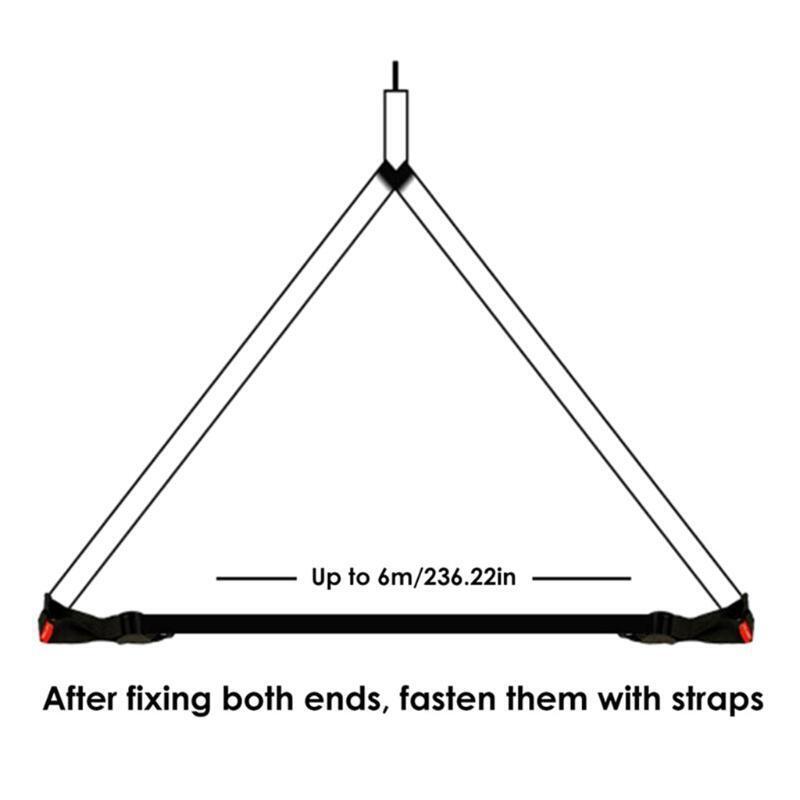 Tent Rod Fixed Buckle Heavy Duty Awning Canopy Holder for Outdoor Camping Picnic