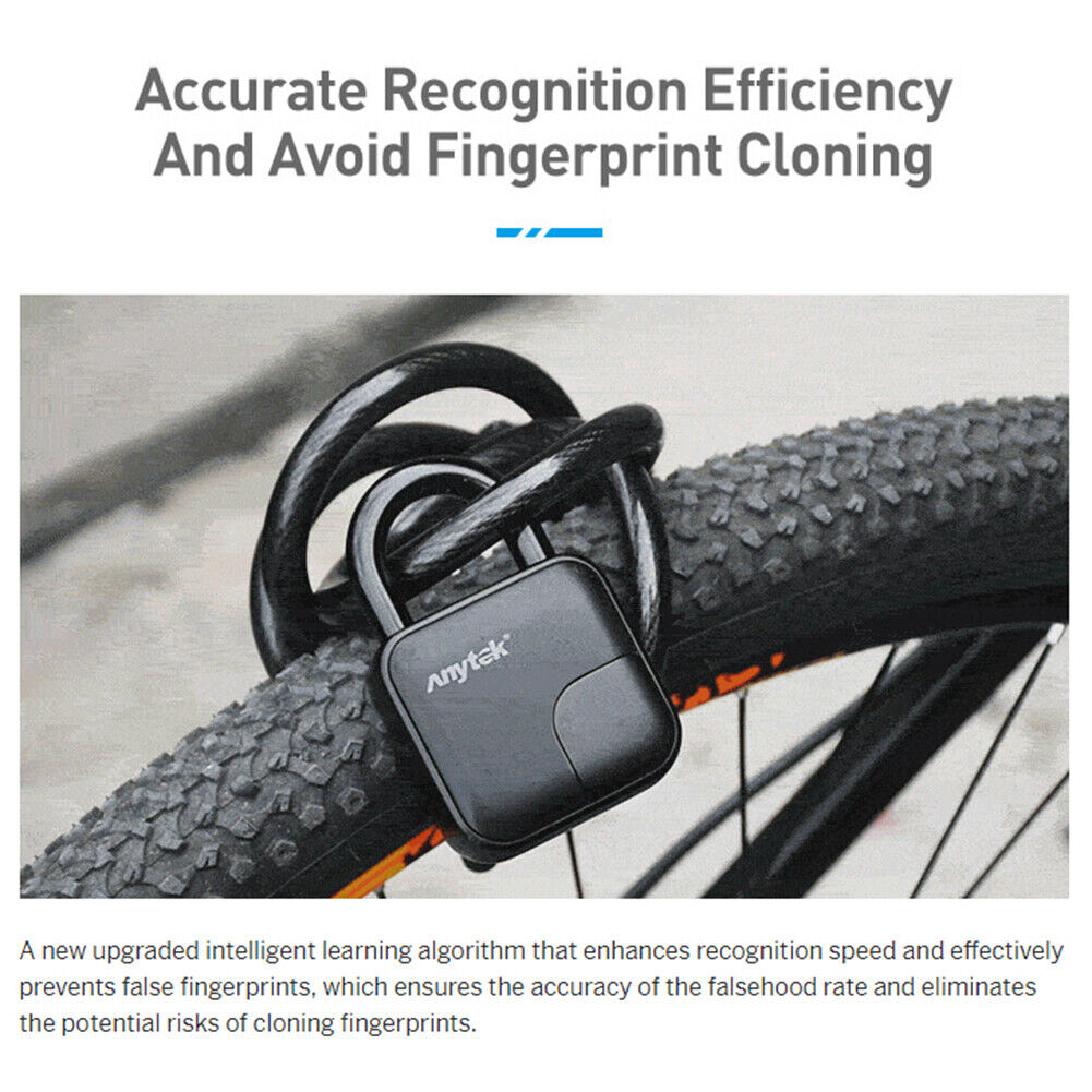 L3 Smart Keyless Fingerprint Padlock Waterproof Anti-Theft Security Lock