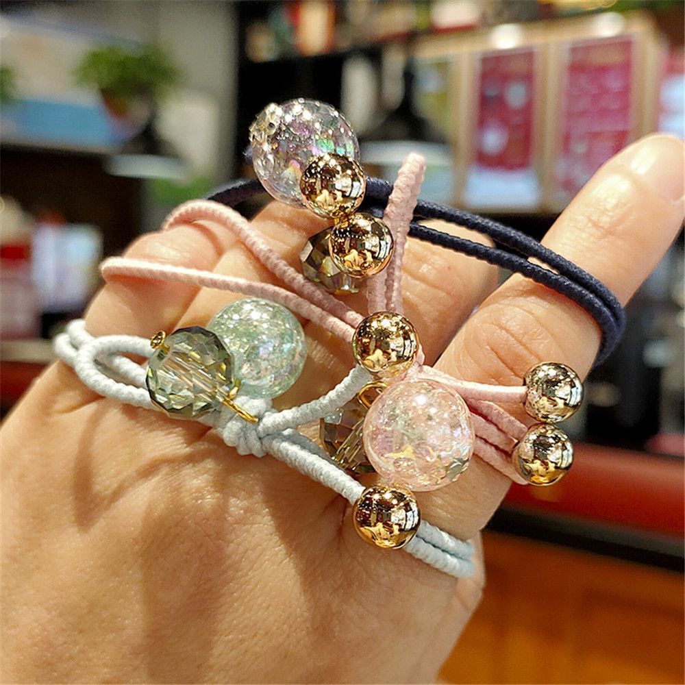 Women Girl Hair Accessories High Elastic Hair Ring Candy Hair Tie Hair Tie Rope
