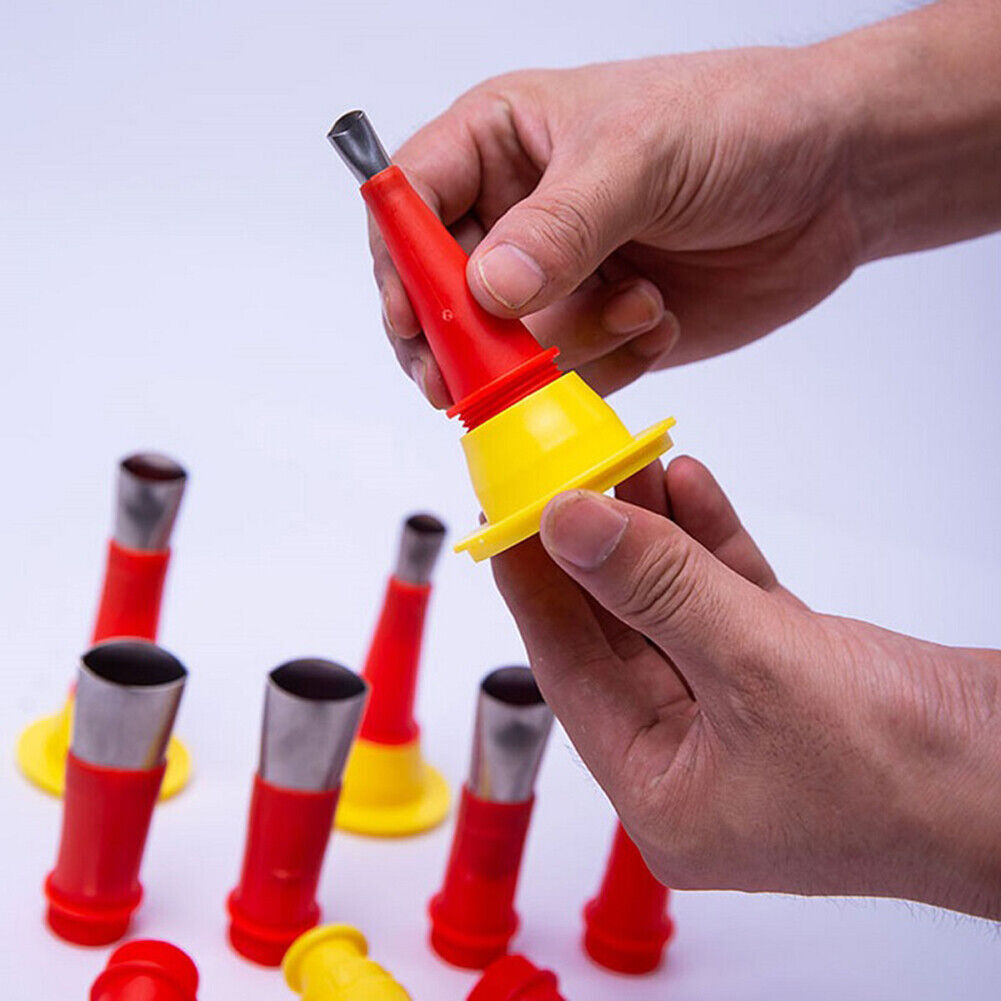 Caulking Caulk Nozzle Applicator with Base Kits Sealant Finishing Tools