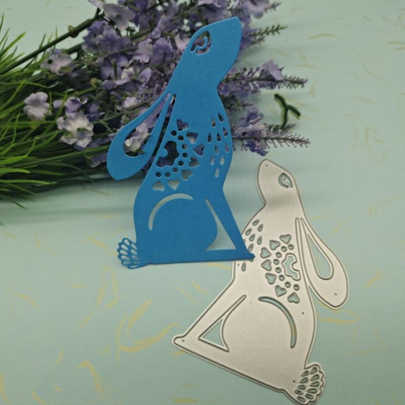 Easter Heart Bunny Metal Cutting Dies Stencil DIY Scrapbooking Album Paper Card