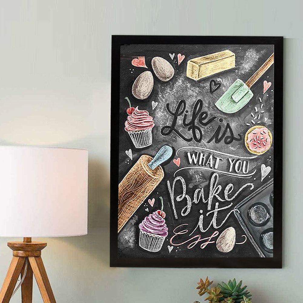 5D Diamond Painting Embroid DIY Blackboard Drawing Cross Stitch Mosaic Kits