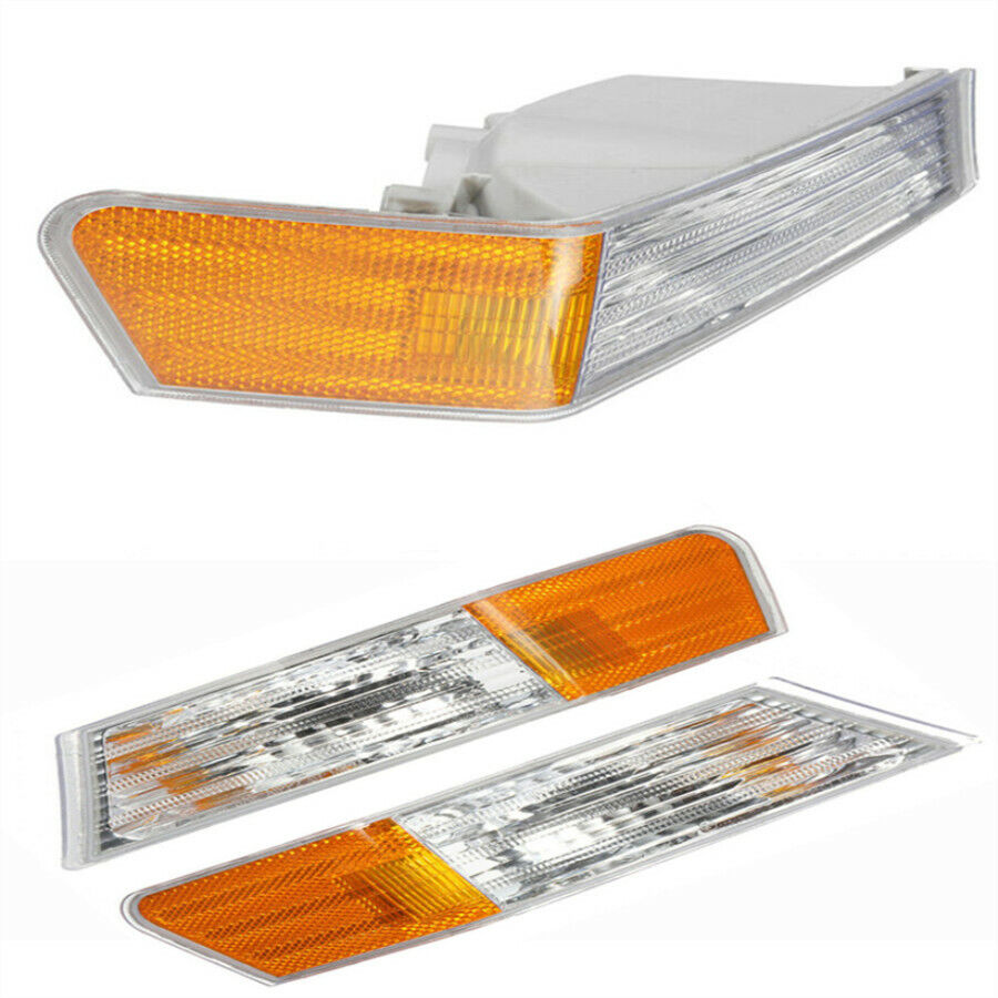 2X Front Left+Right Parking Turn Signal Light Lamp For Jeep Patriot Clear Yellow