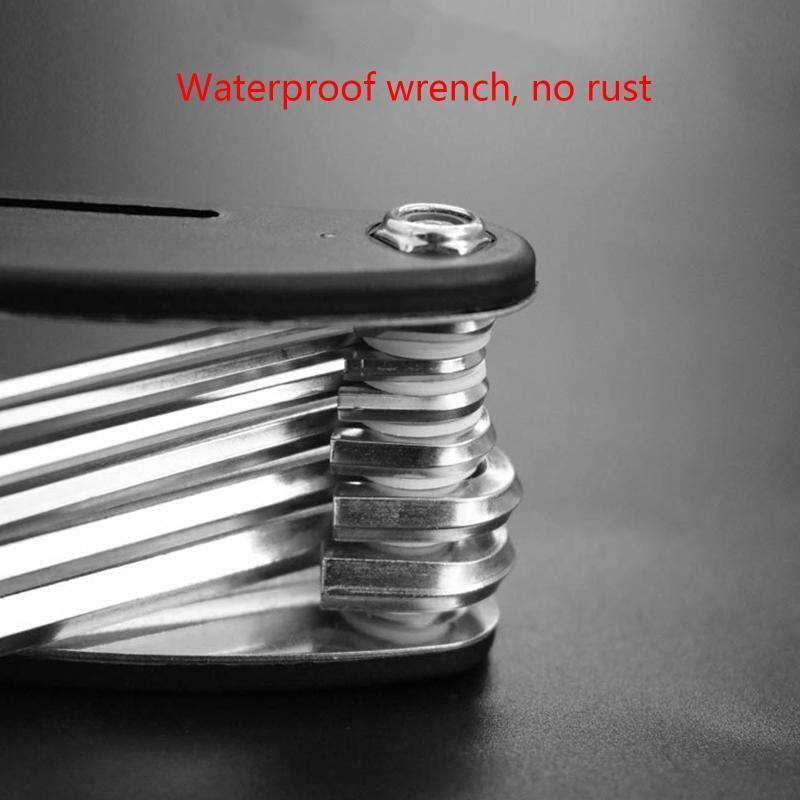16 in 1 Bike Repairing Wrench Screwdriver Set for Outdoor Travel Bicycle Repair