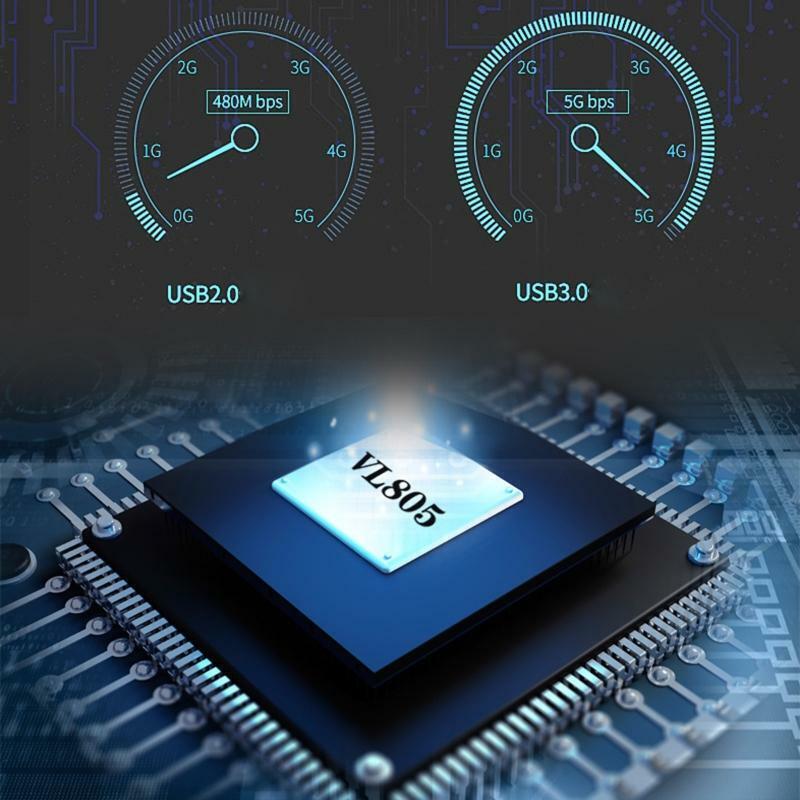 M.2 to USB Adapter, 19-Pin / 20pin USB3.1 Expansion Card with 4 Pin Power Port