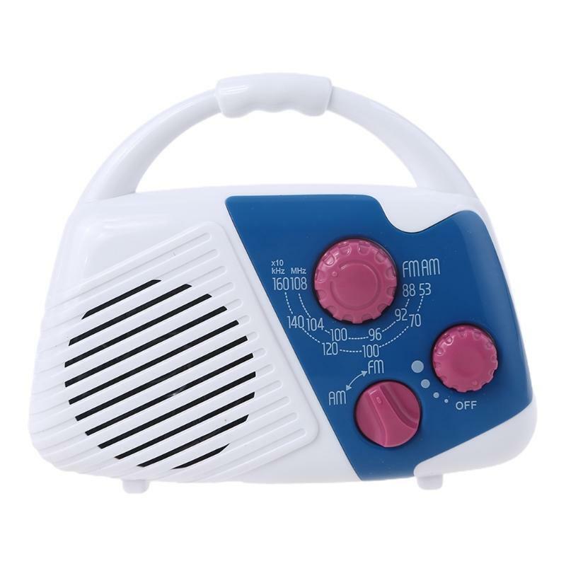 Waterproof AA Battery AM FM Radio Shower Radio With Speaker for Bathroom