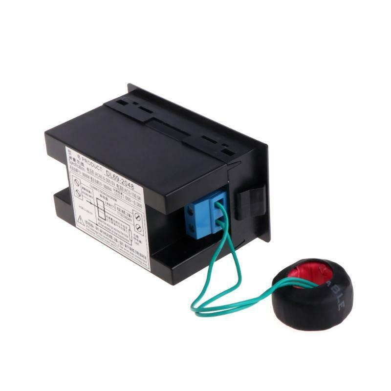 DL69-2048 Multifunctional AC Voltmeter Ammeter Voltage Current Meter AC 80-300V