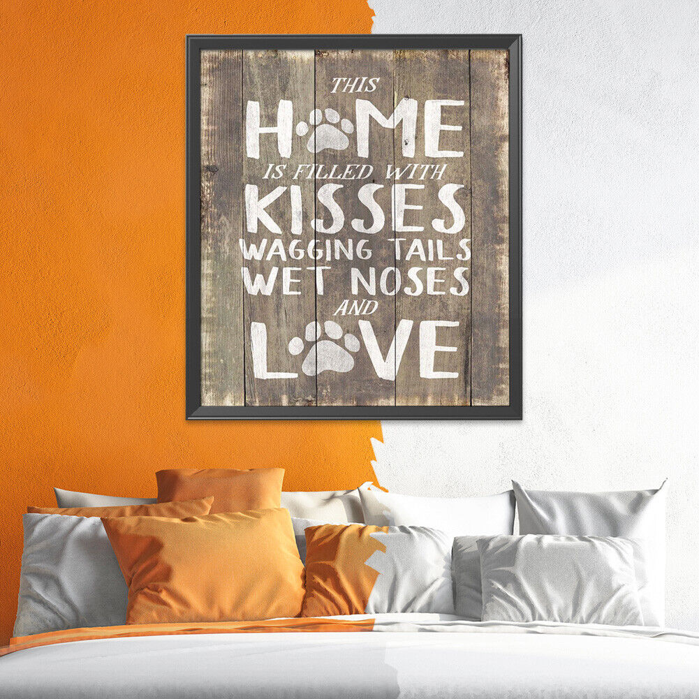 DIY Home Family Letters Patterns 11CT Cross Stitch Kit Stamped (74)