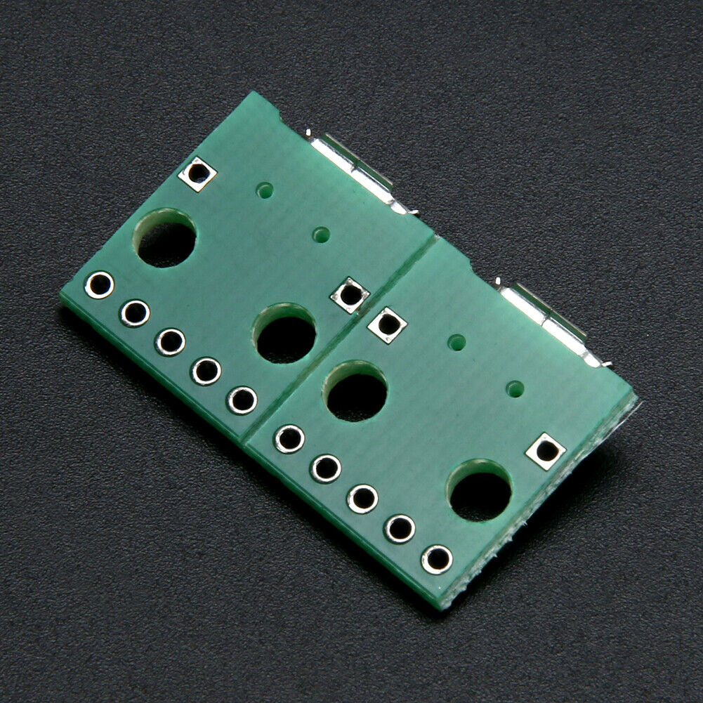10pcs MICRO USB to DIP Adapter 5pin female connector B type pcb converter