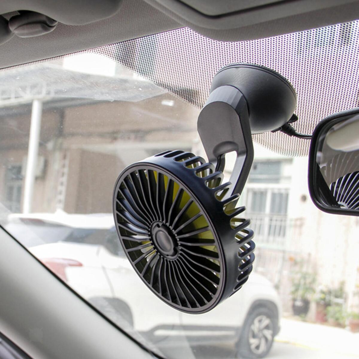 5V USB Fan Ventilation Variable Speed Electric for Car Dashboard RV Truck