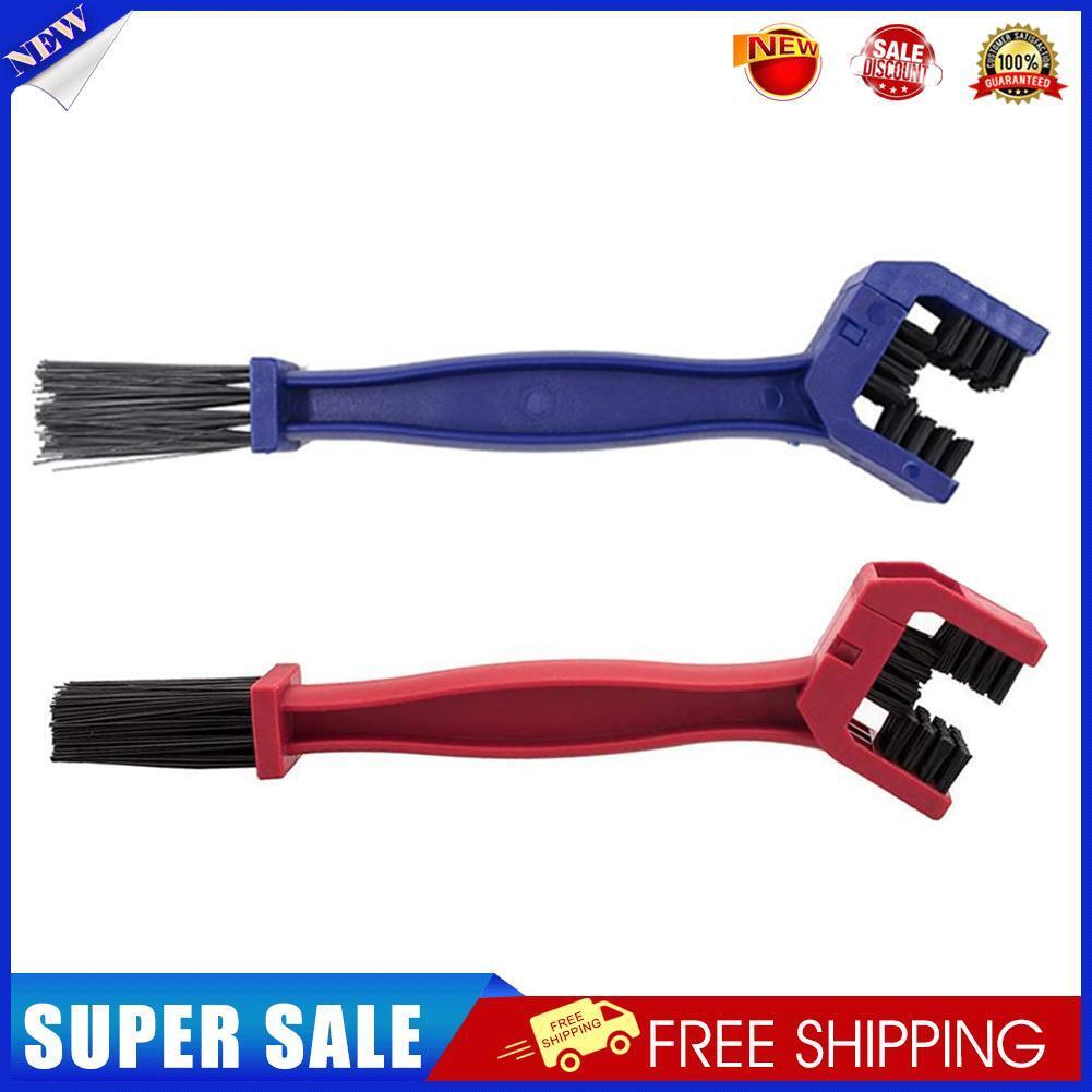 2pcs Motorcycle Bicycle Chain Cleaning Brush MTB Road Bike Chain Scrubber