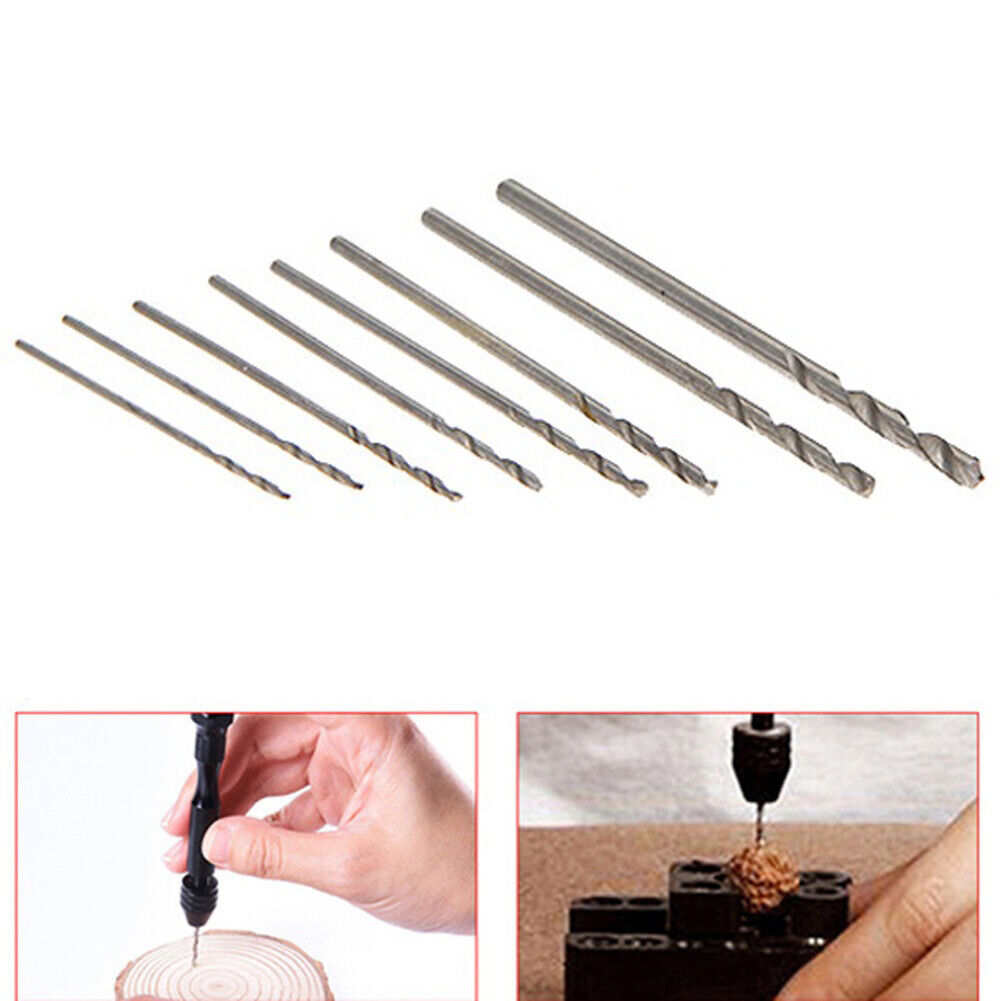 40pcs 0.3-1.0mm Micro Twist Drill Bits Jewelry Tools HSS Mini Drilling Bits