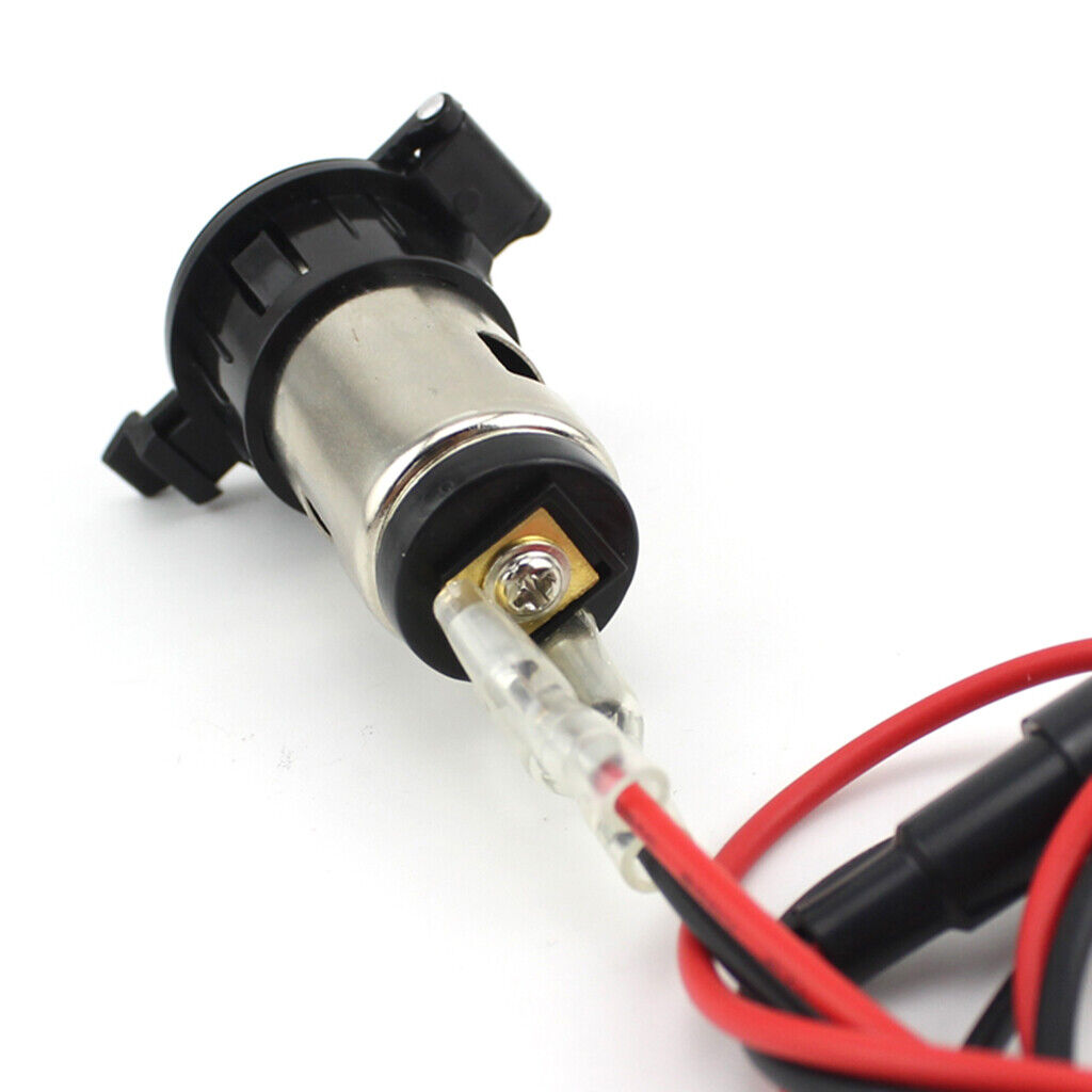 12V Waterproof  Motorcycle  Car Cigarette Lighter Socket Plug