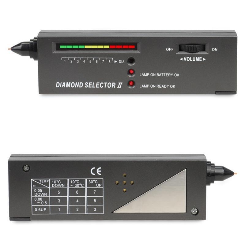 Diamond Tester Portable Diamond Detective Test with Gem Jeweler Test Tool Loupe
