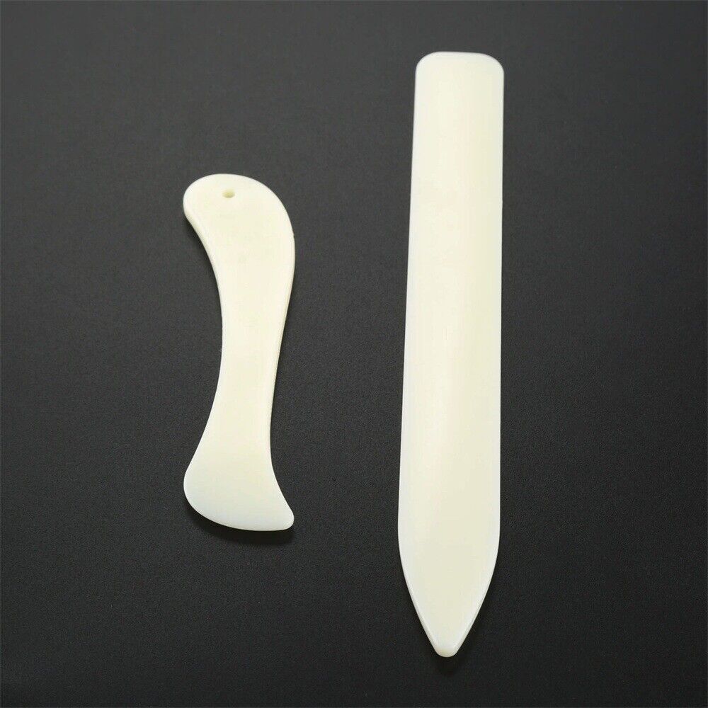 2Pcs Leather Craft Scoring Folding Creasing Edges Paper Handmade Sewing Tools
