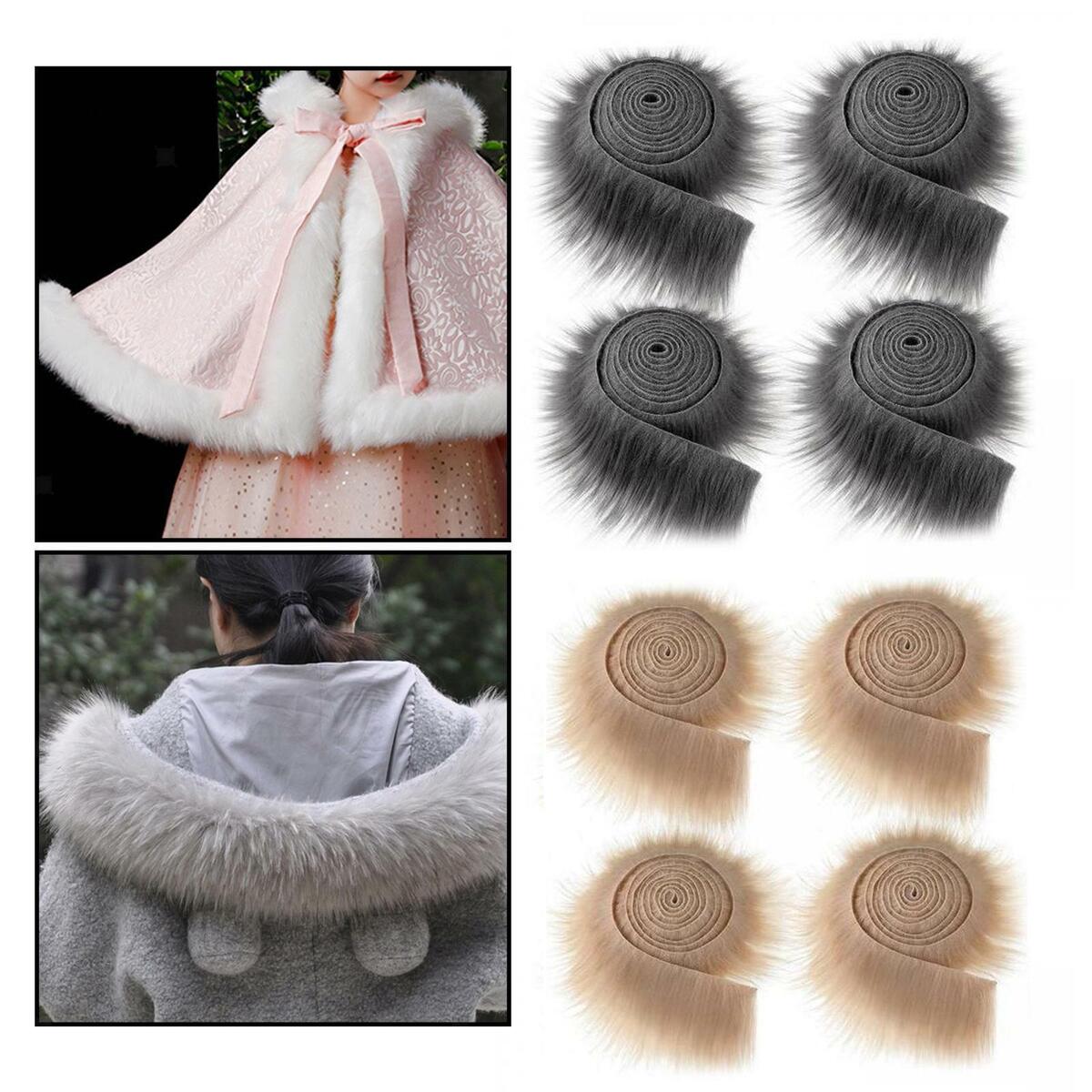 4Pcs  Fabric Cutting Ribbon Soft Handcrafted Accessories Supplies