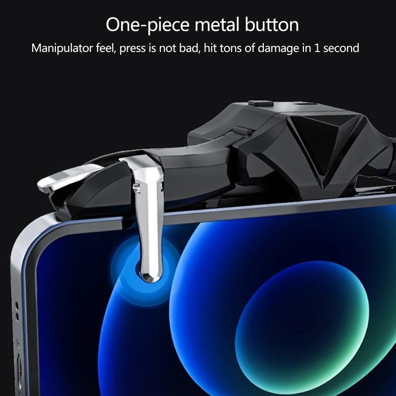 2 in 1 Mobile Game Controller Semiconductor Phone Cooler Back-clip Phone Holder