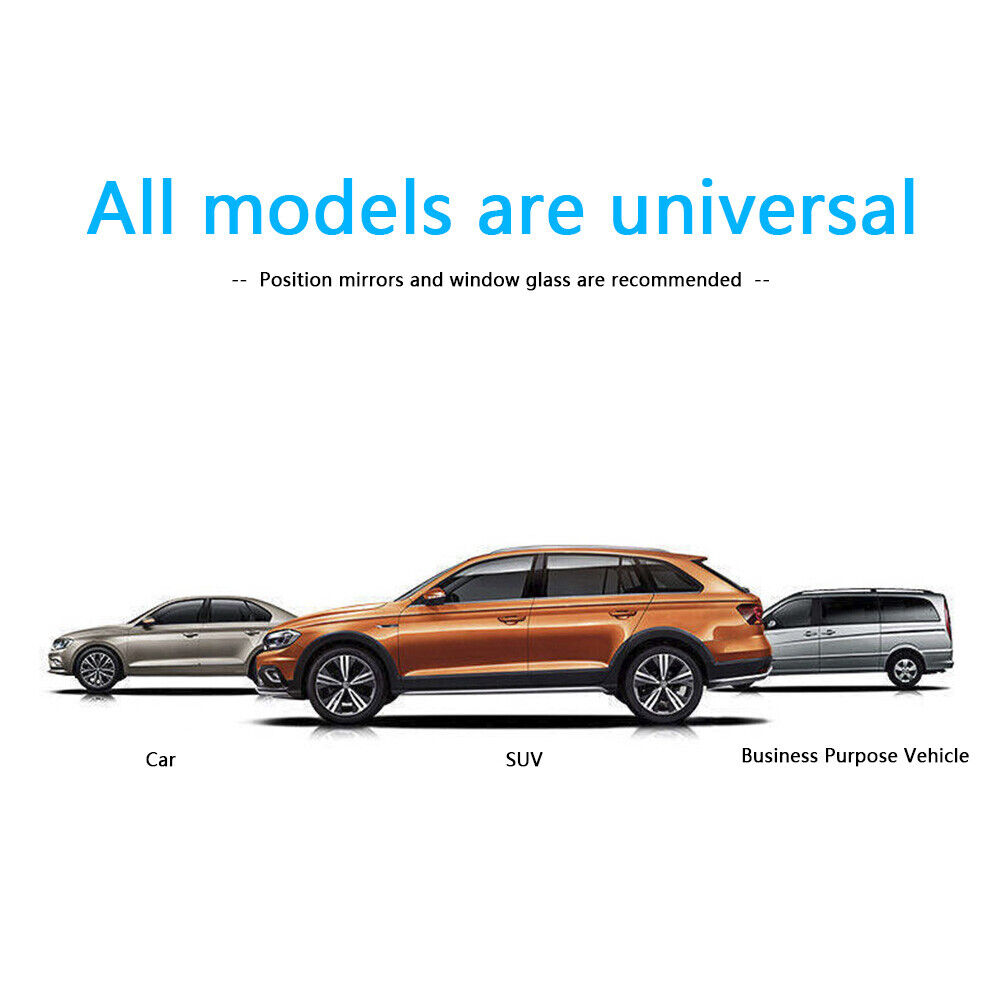2pcs Universal Car Side Window Anti Fog Film Rainproof Protecitve Film