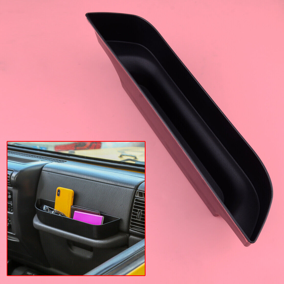Passenger Storage Organizer Box Tray Fit for Jeep Wrangler TJ 1997-2006