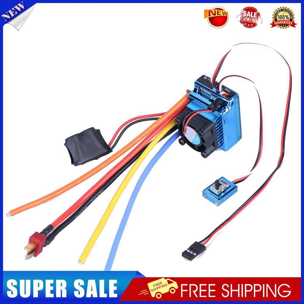 Brushless 120A Sensor Large Current Speed Controller for 1:8 1:10 RC Car