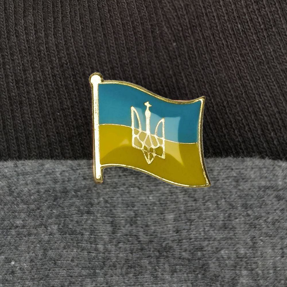 Stop War Peace Ukraine Flag Support Ukraine Ukraine National Flag Pin Badge