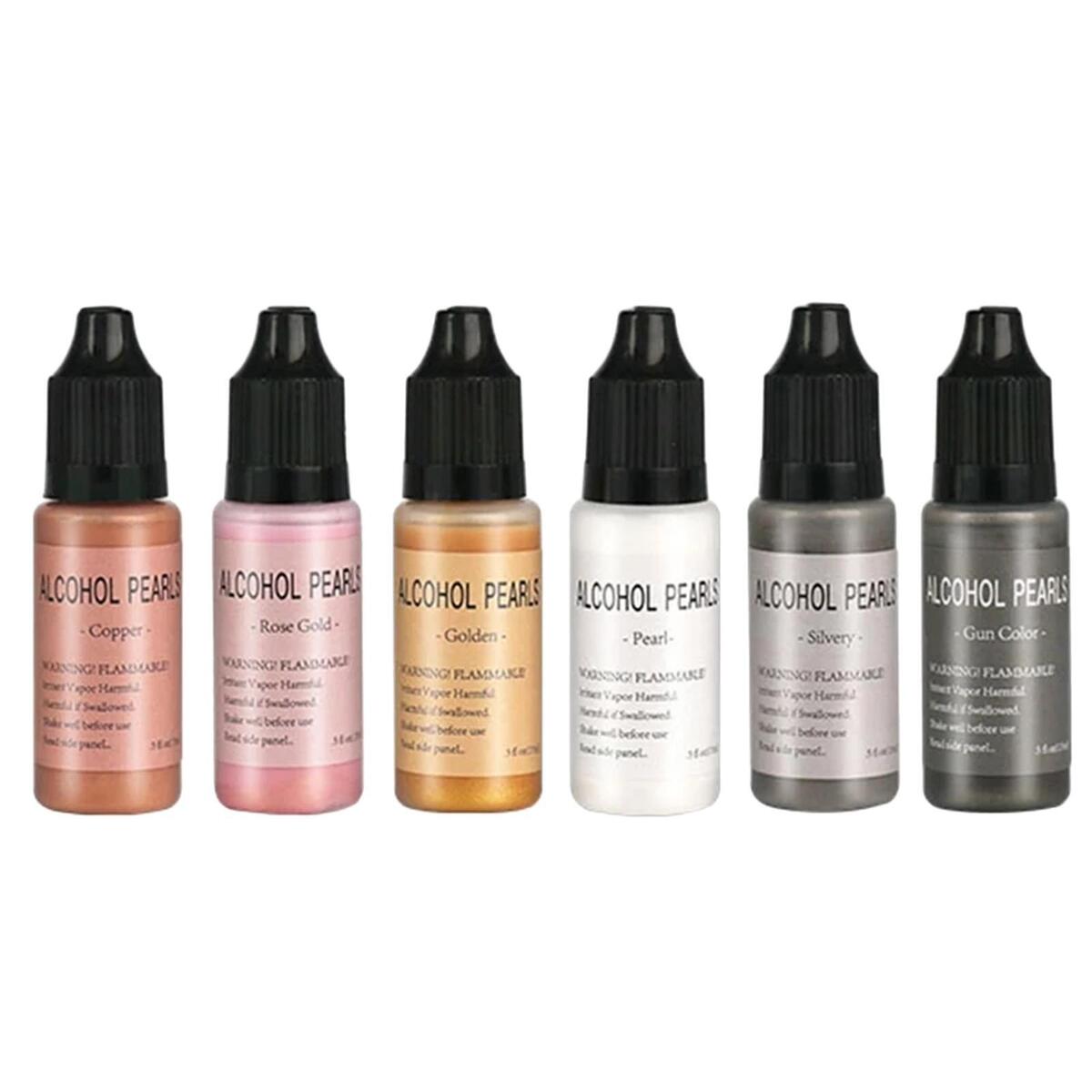 Epoxy Paint Stones Canvas Pigment based Paint Acrylic  Bottles Ink