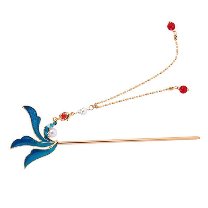 Delicate Geometric-shaped Hair Stick Alloy Hair Fork for Hair Style Making