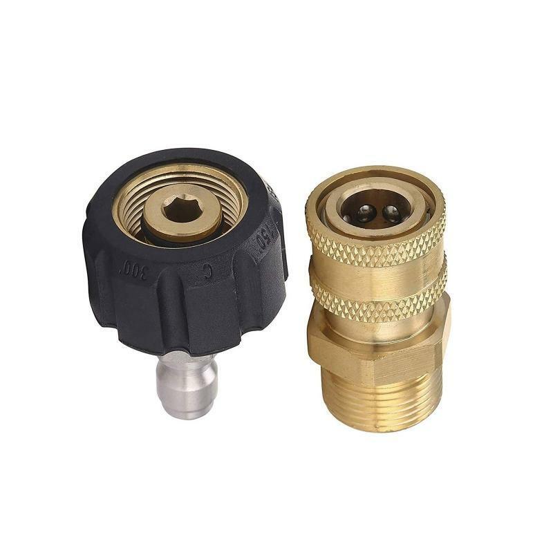 Heavy Duty Pressure Washer Hose Adapter Male Female Head Outside 22 Imside 17