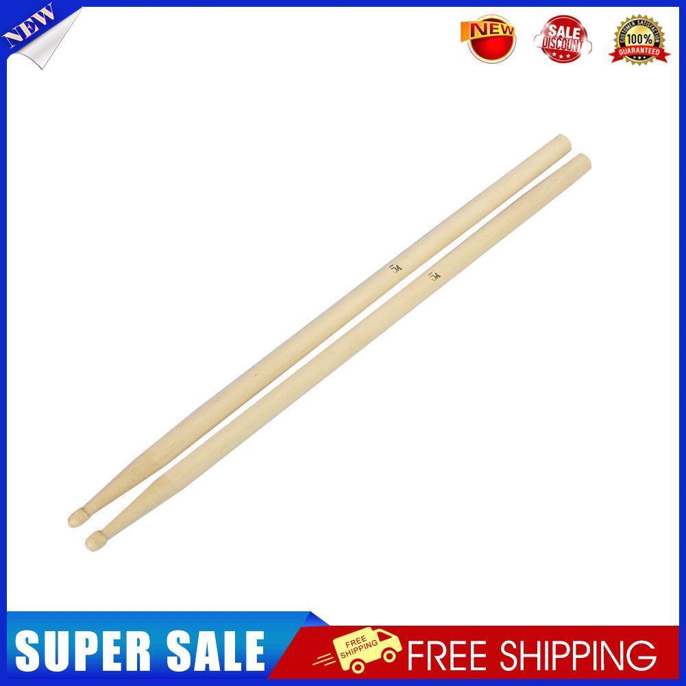 2pcs Maple Wooden Drum Sticks 5A Drumsticks Percussion Instruments Parts