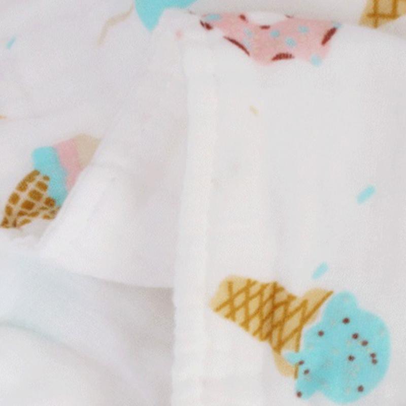 Portable Seersucker Handkerchief Infants Small Towel Cotton Hankies Small Towel