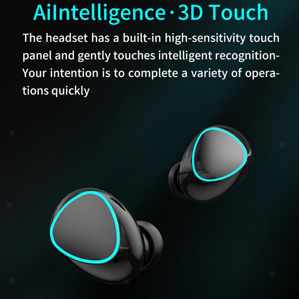 M22 Wireless Earbuds  5.1 Headset Sweatproof for Sport Working Gym