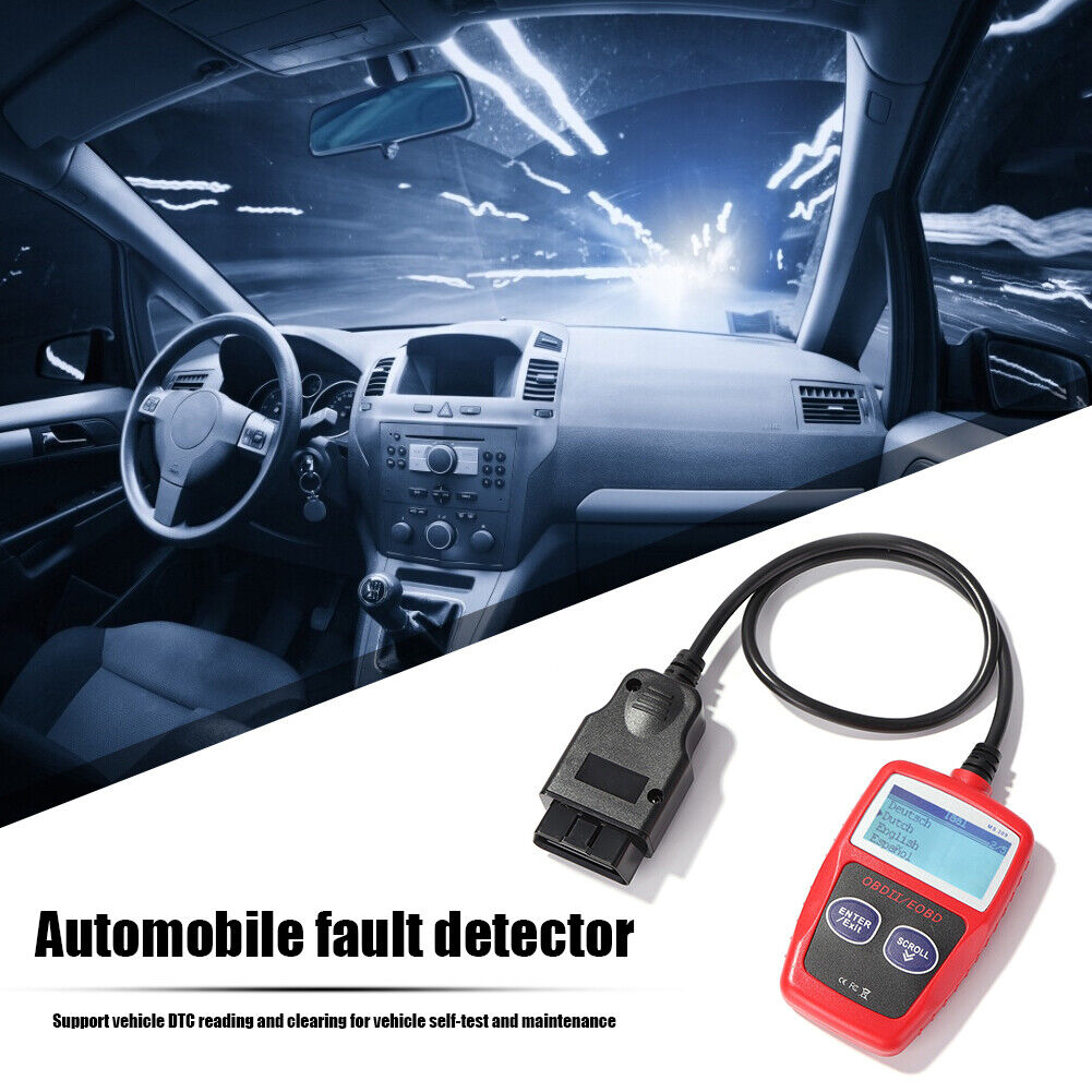 MS309 Digital LCD Display OBD2 Scanner Analyzer OBDII Auto Car Code Reader