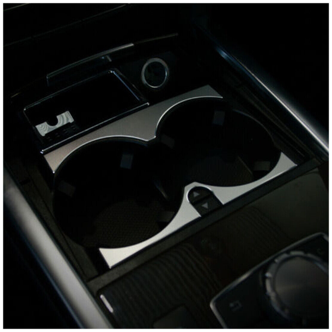 Car Console Water Cup Holder Cover Trim Fit For Mercedes Benz E Class W212 12-15