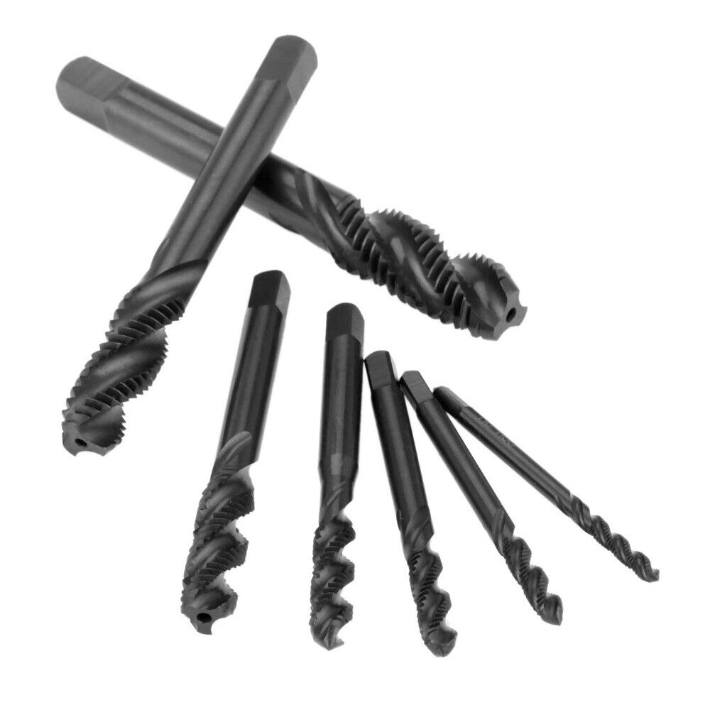 Screw Thread Spiral Flute Taps M3/M4/M5/M6/M8/M10/M12 Metric Tapping Drill Bits