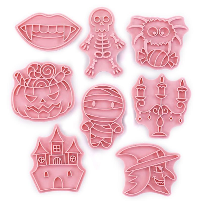 Cake Mold Halloween Theme Shape Food-grade Silicone Halloween Gift Cookies DIY
