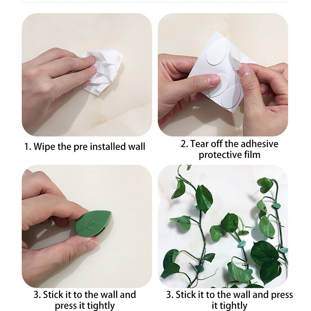 10pcs Plant Bracket Invisible Wall Vine Climbing Fixed Buckle Clamp Holders