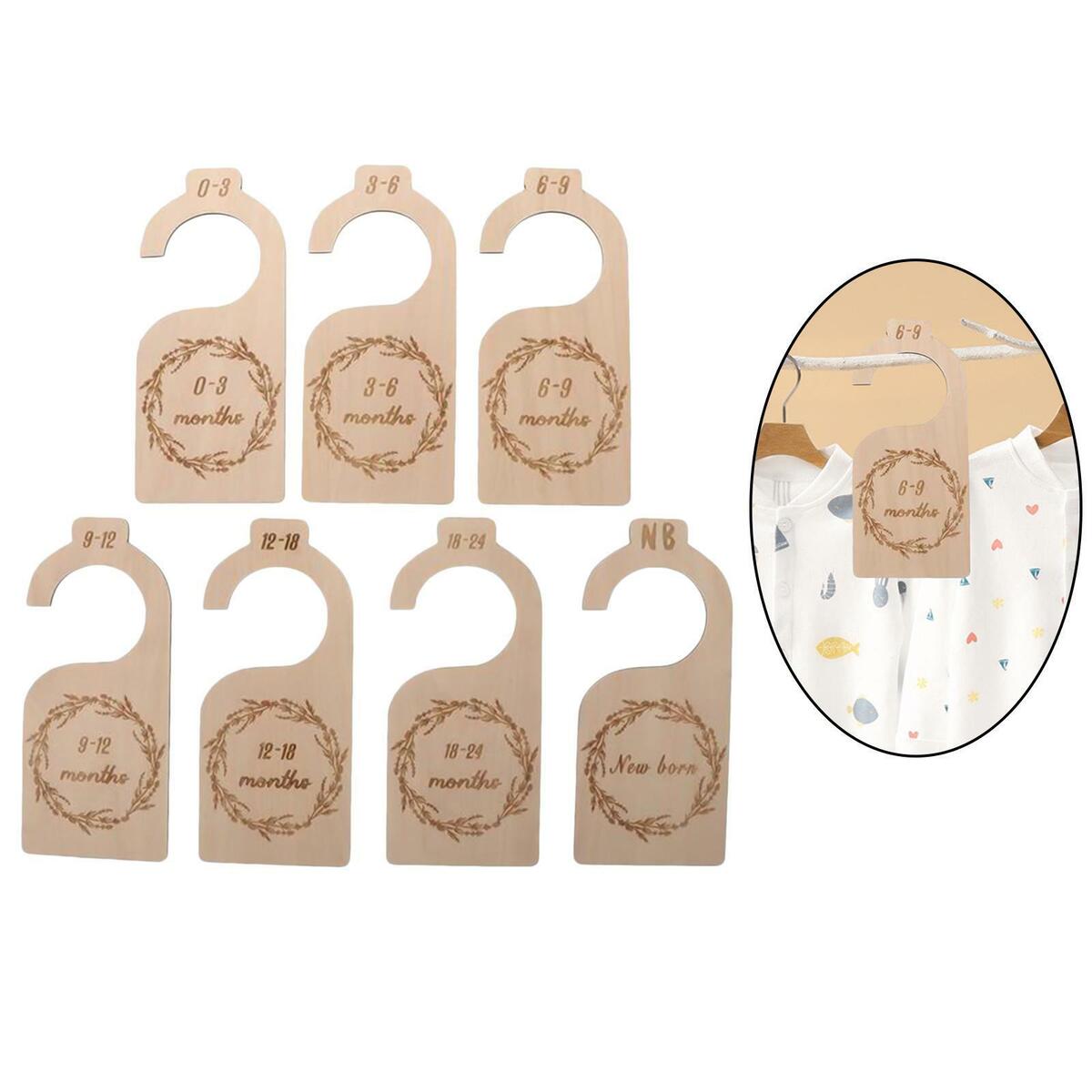 14x Baby Closet Divider Hanging  Clothes Nursery Closet Organizers