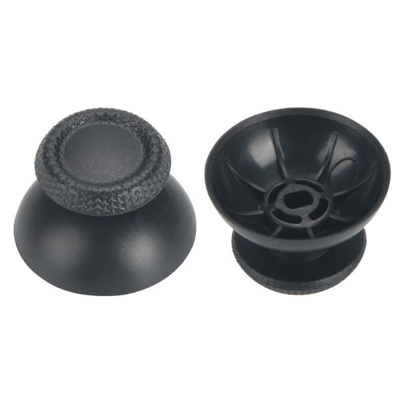 1 Pair Replacement Thumb Stick Joystick Cap for PS5 Gamepad Controllers ,Black
