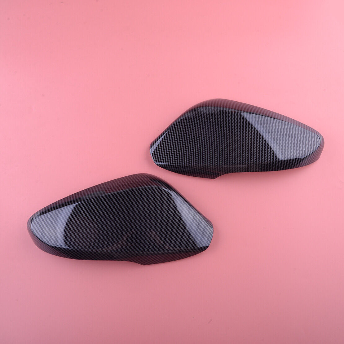 Carbon Fiber Style Wing Mirror Cover Cap Fits For Hyundai Elantra Sedan 2011-16