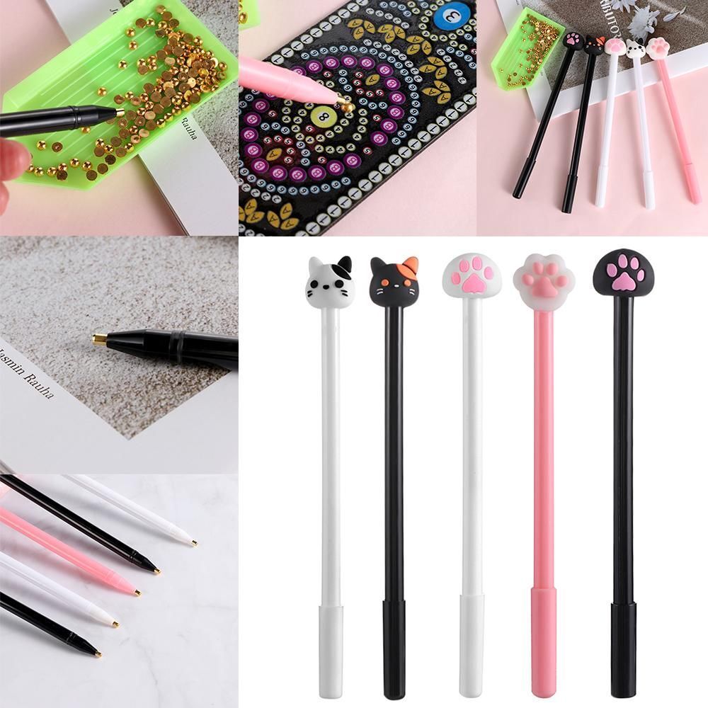 Embroidery DIY Cross Stitch 5D Diamond Painting Point Drill Pen Cat Claw Pens