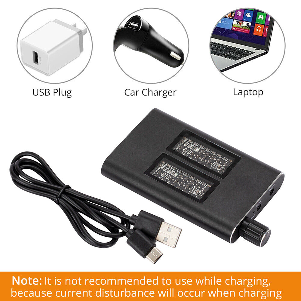 HiFi Headphone Earphone Amplifier 3.5mm Jack Aux Audio Amp for Mobile Phone
