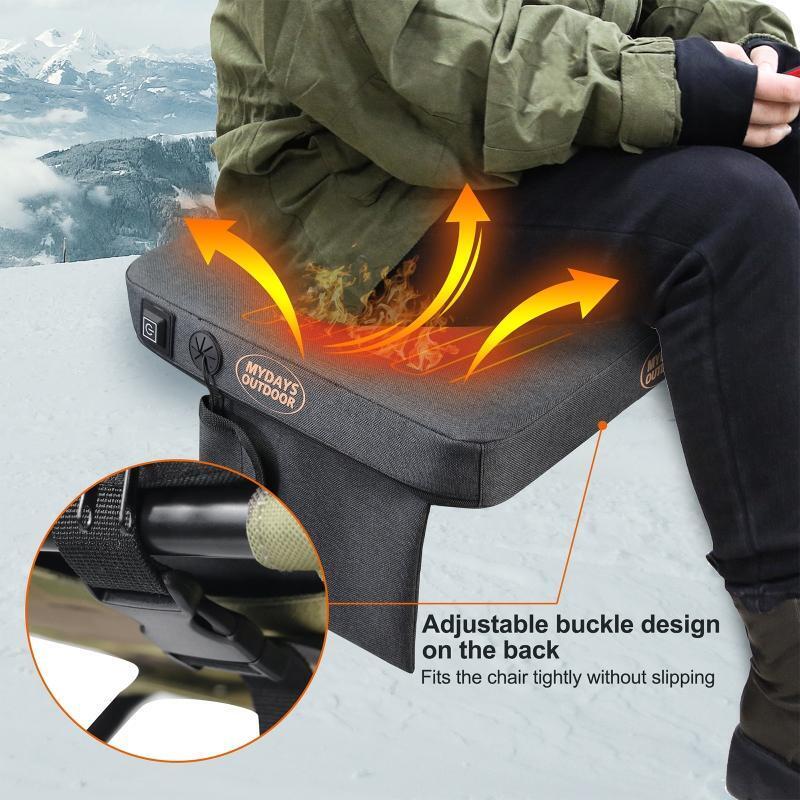 Heated Warm Pad Chair Seat Cover Pad Heater Winter Thickened Heated Seat Cushion