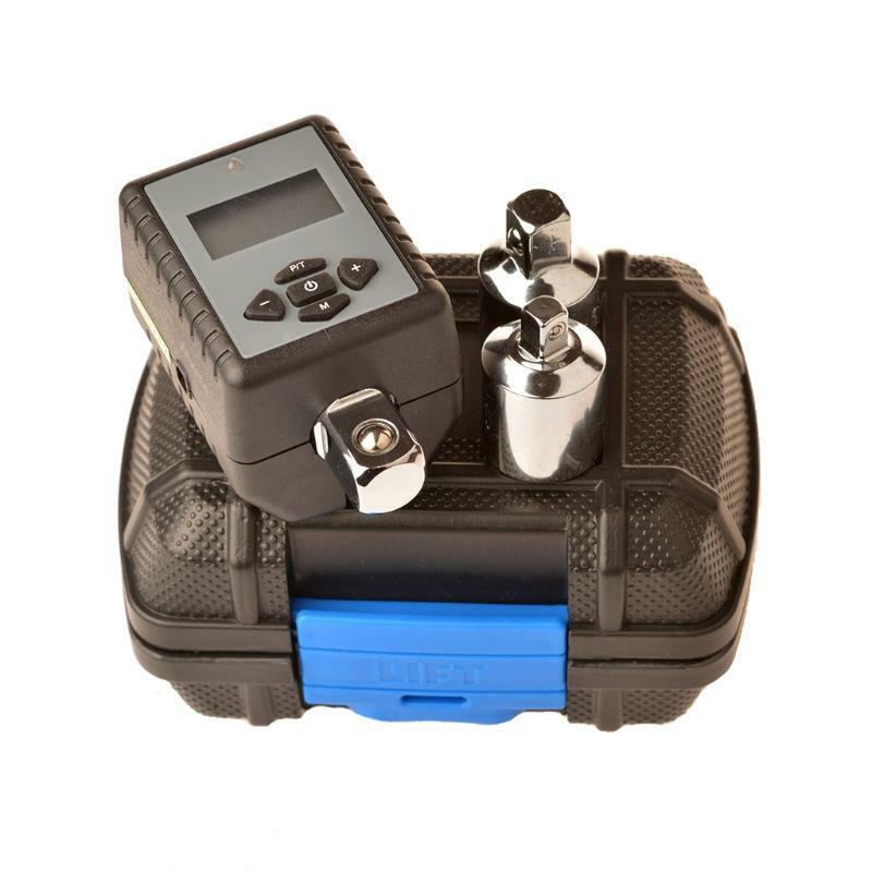 1/2" Dr. Digital Torque Wrench Adaptor Micro Meter Unit w/ 3/8" & 1/4" Reducers