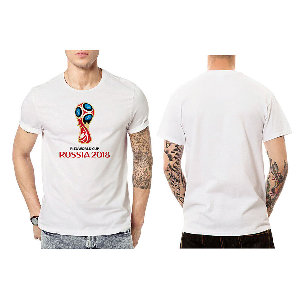 2018 FIFA Russia World Cup T-Shirt Simple Printed Soccer Fans Tee(Men/M)-20